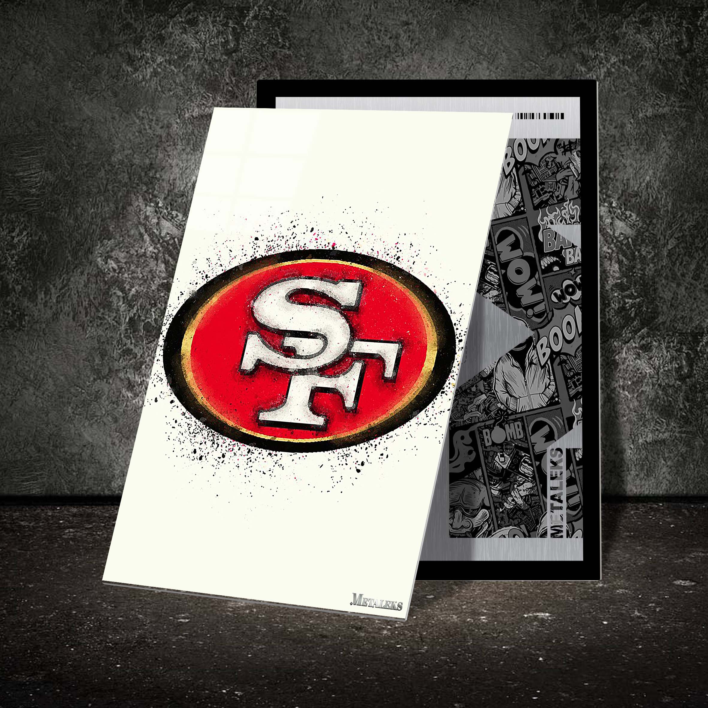 San Francisco 49ers Watercolor