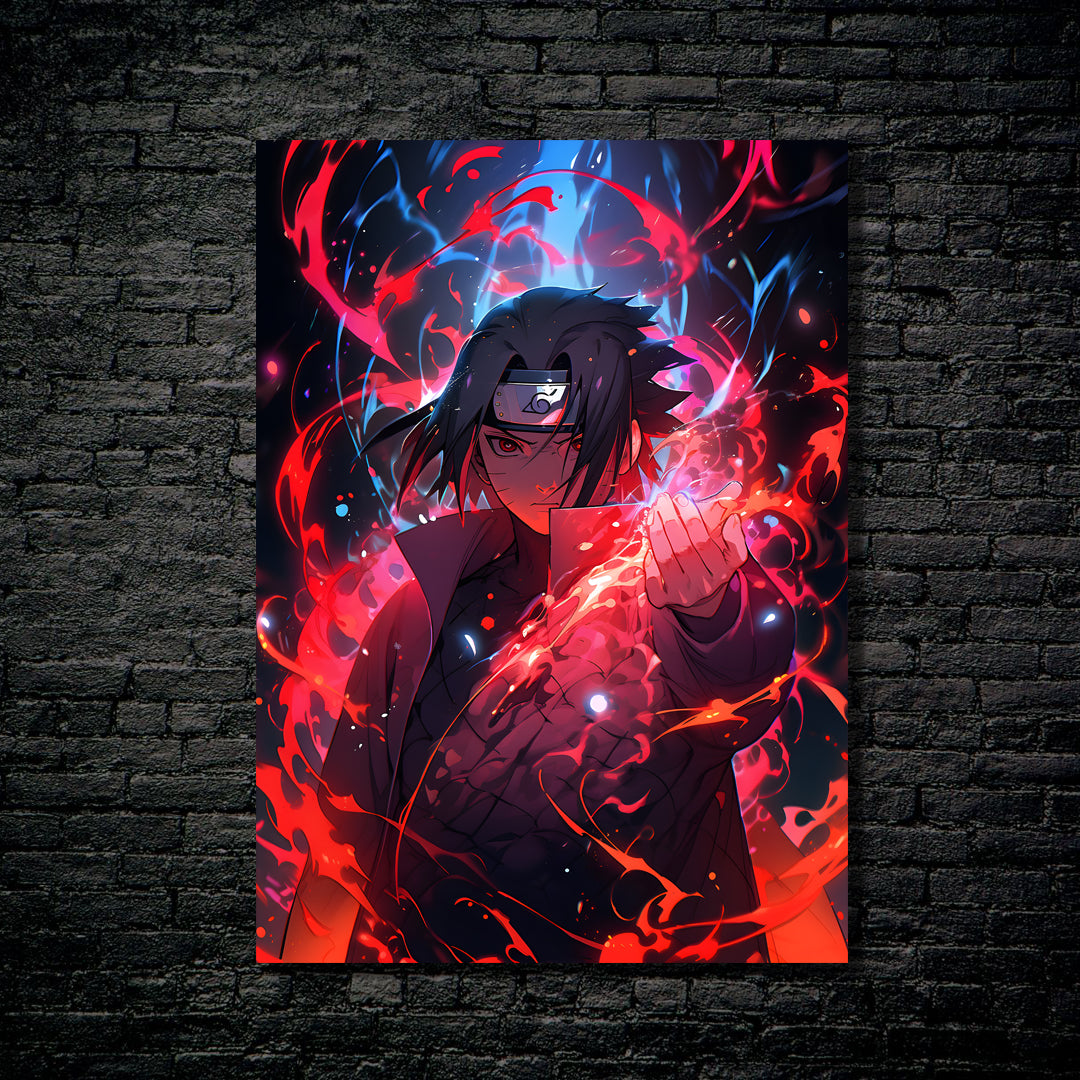 Saske uchiha -designed by @Ai Verse