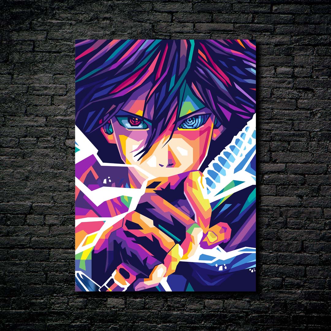 Sasuke Uchiha WPAP style