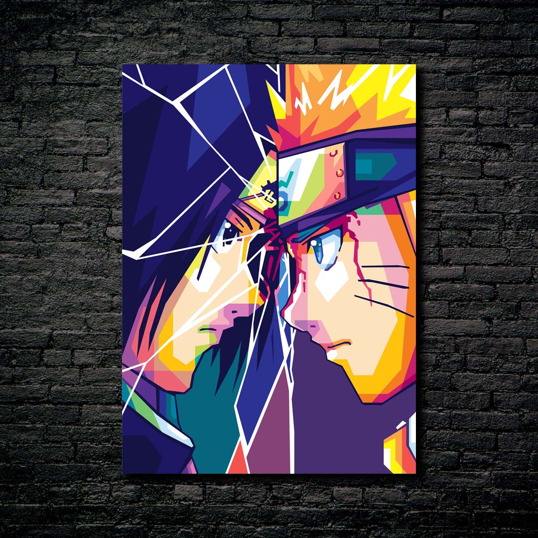 Sasuke and Naruto WPAP