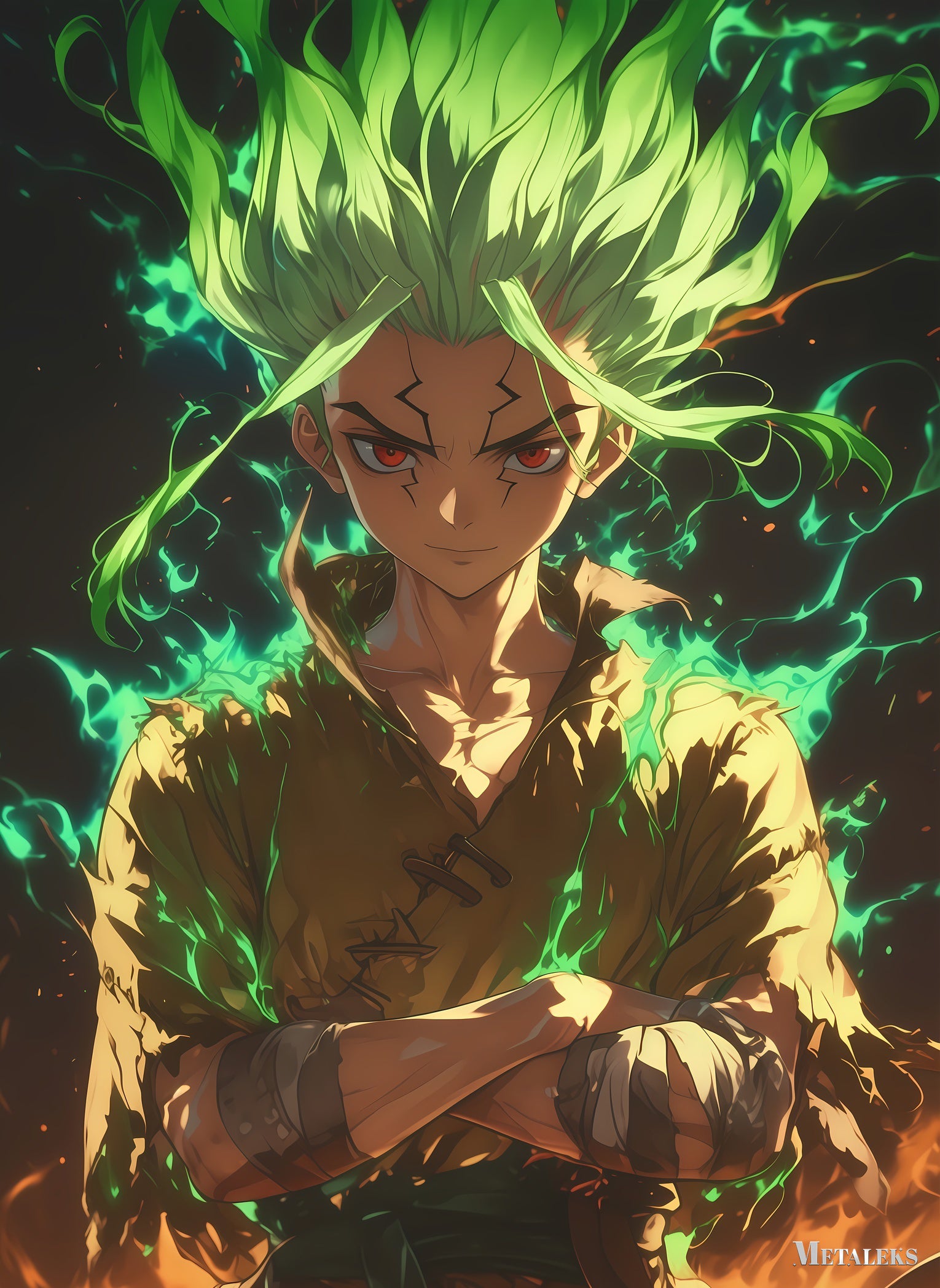 Senku Ishigami   Dr. Stone ZeetArt 001