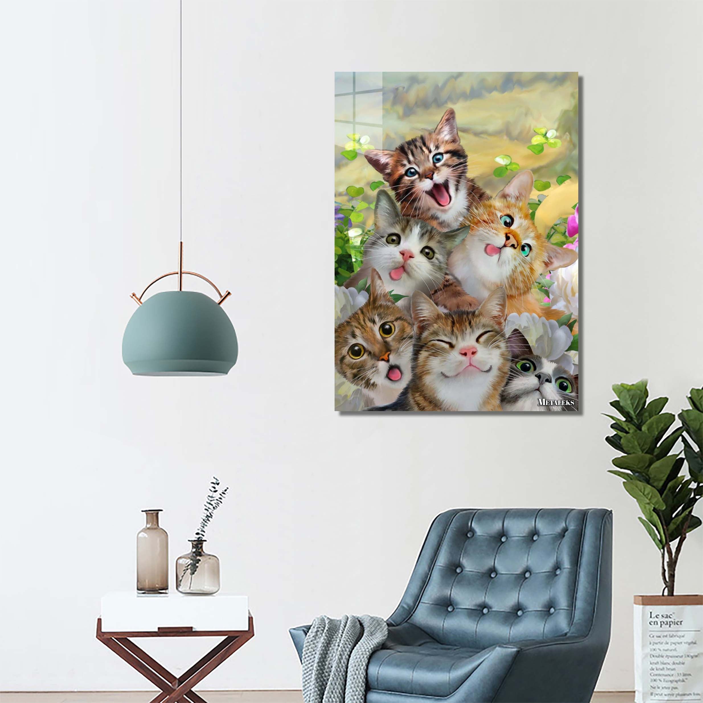 Six Cute Cats