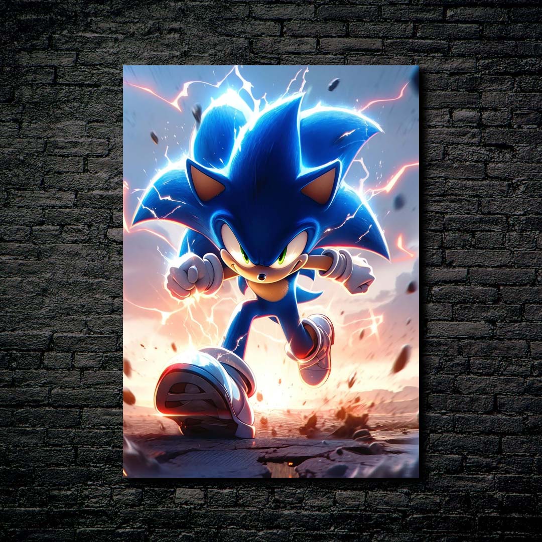 Sonic Wallpaper by @visinaire.ai