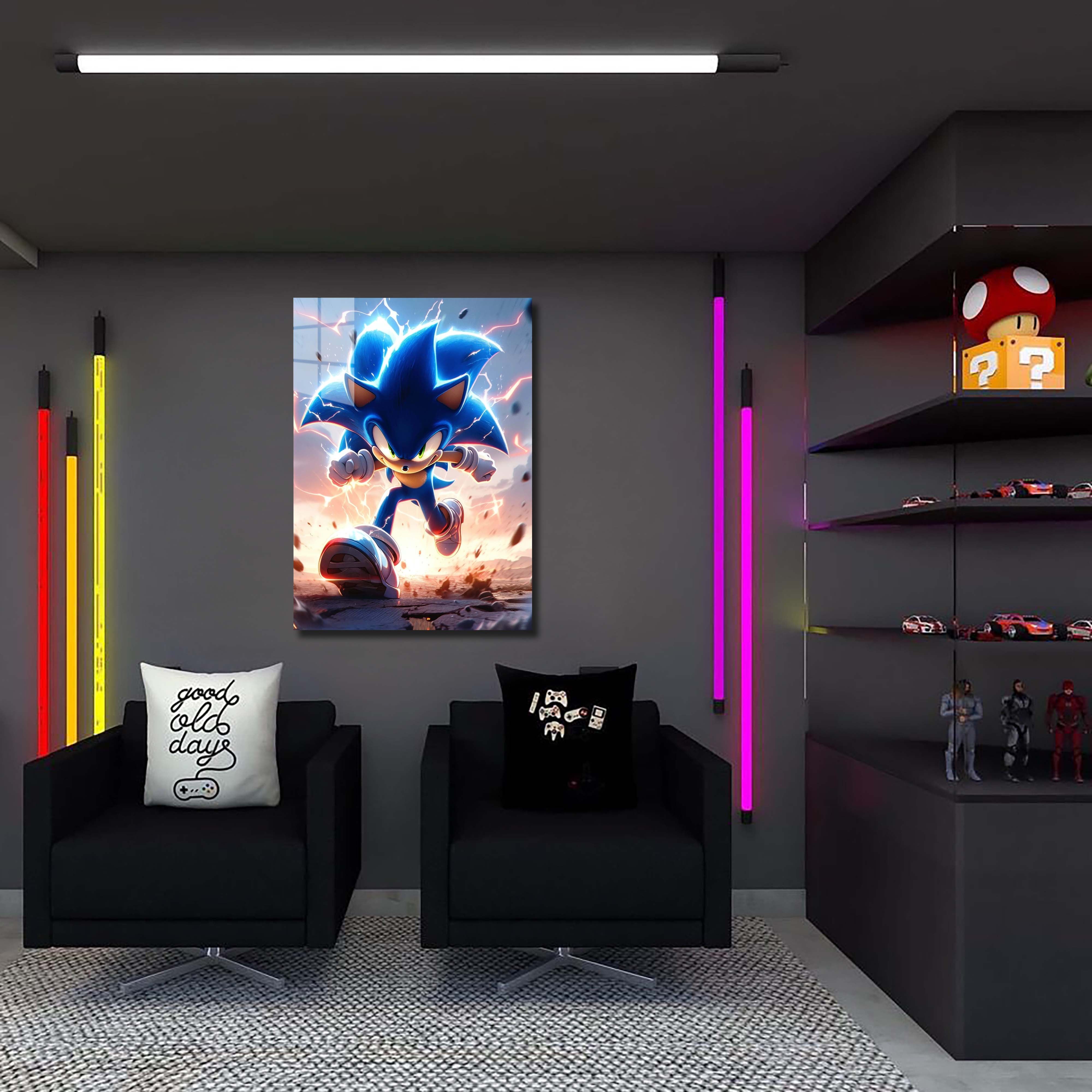 Sonic Wallpaper by @visinaire.ai