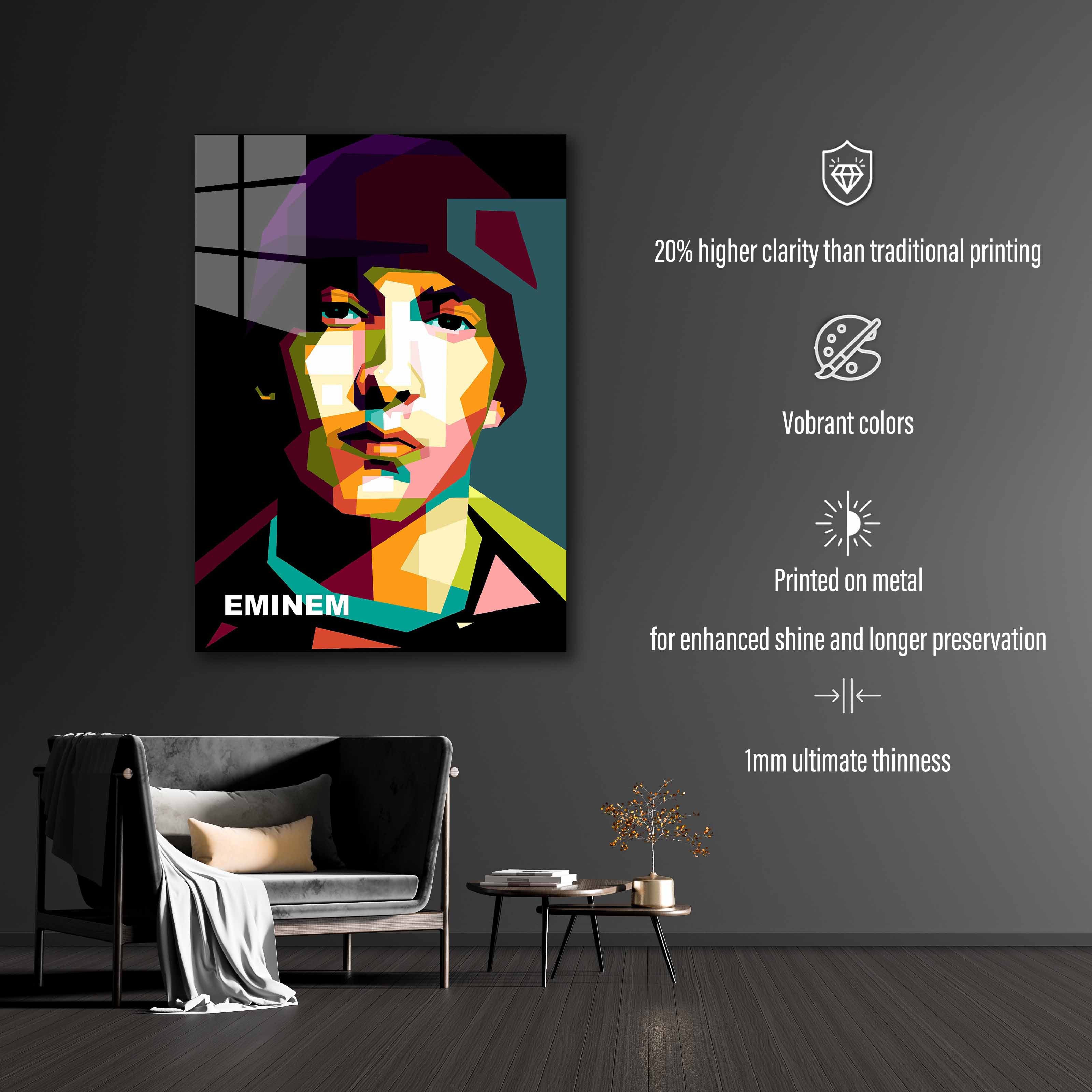 Special Limited art Rapper Eminem in illustration