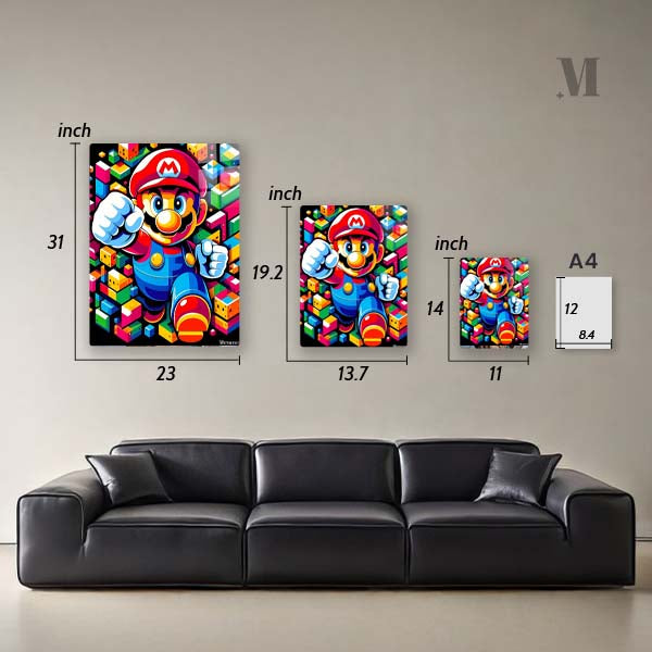 Super Mario v4-Artwork by @Lucifer Art2092