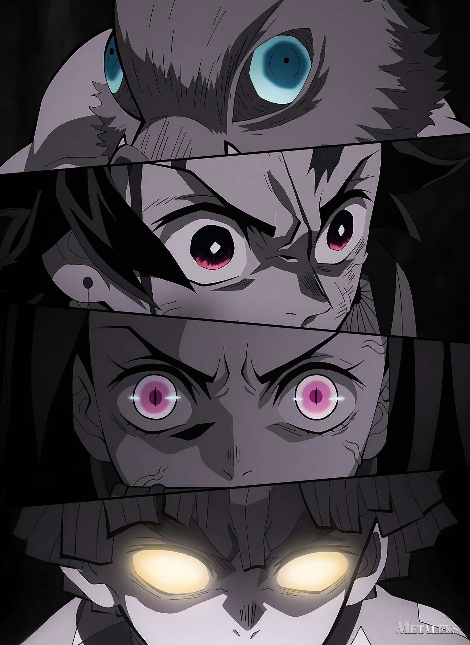 Tanjiro Team Anime Eyes