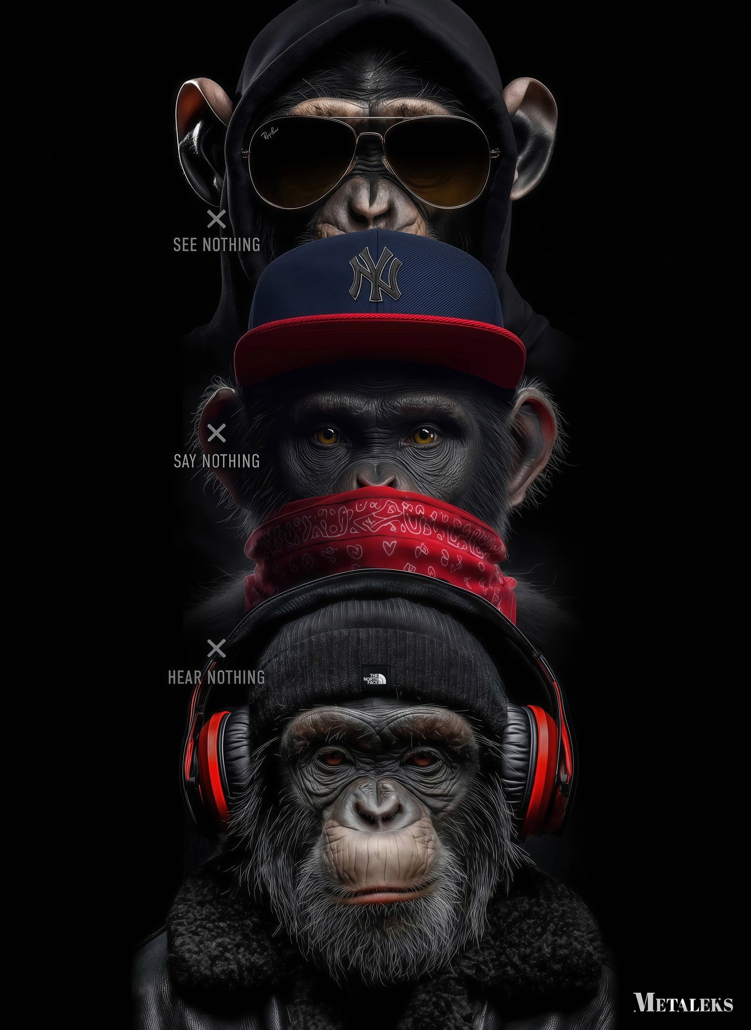 Three Wise Monkeys L091225