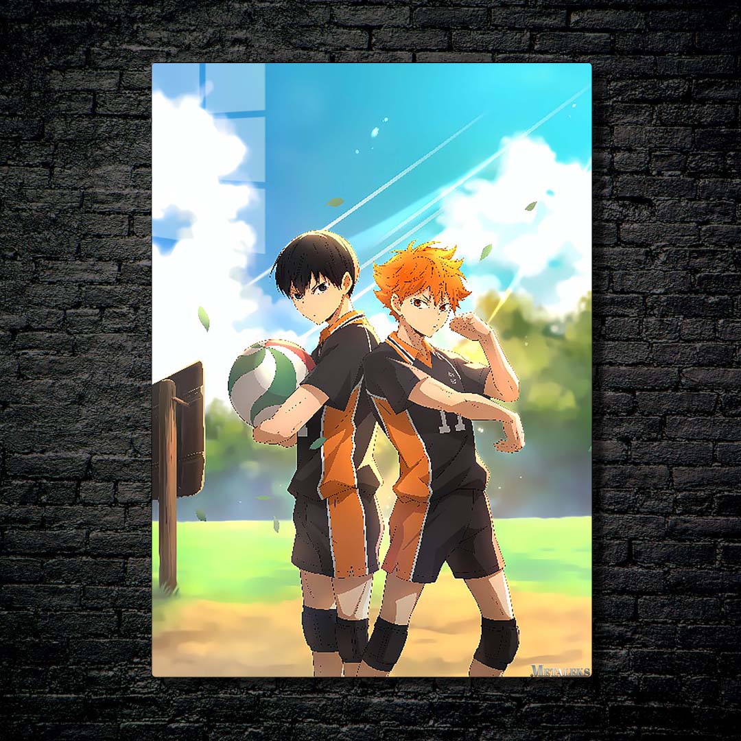 Tobio kageyama and hinata from haikyuu