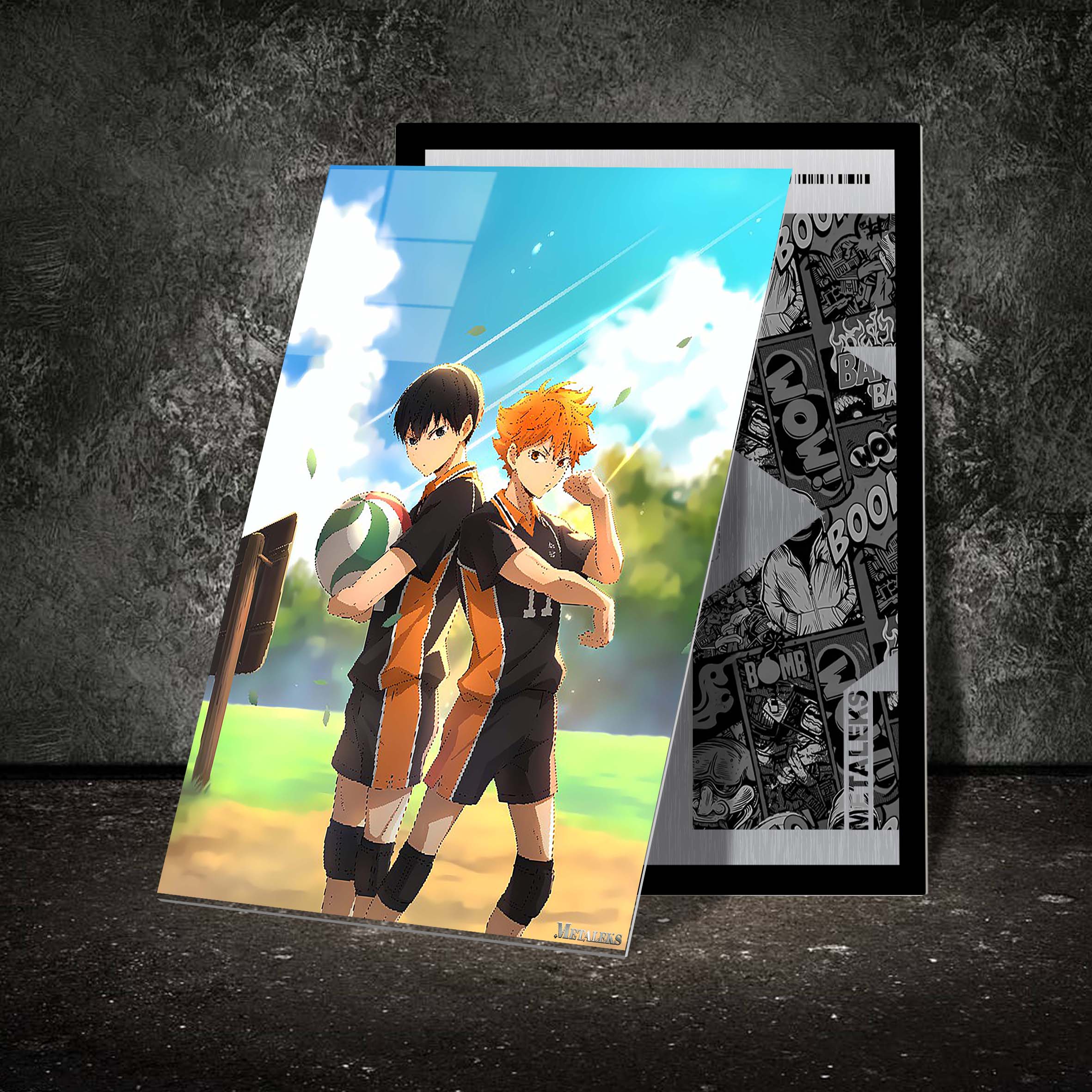 Tobio kageyama and hinata from haikyuu