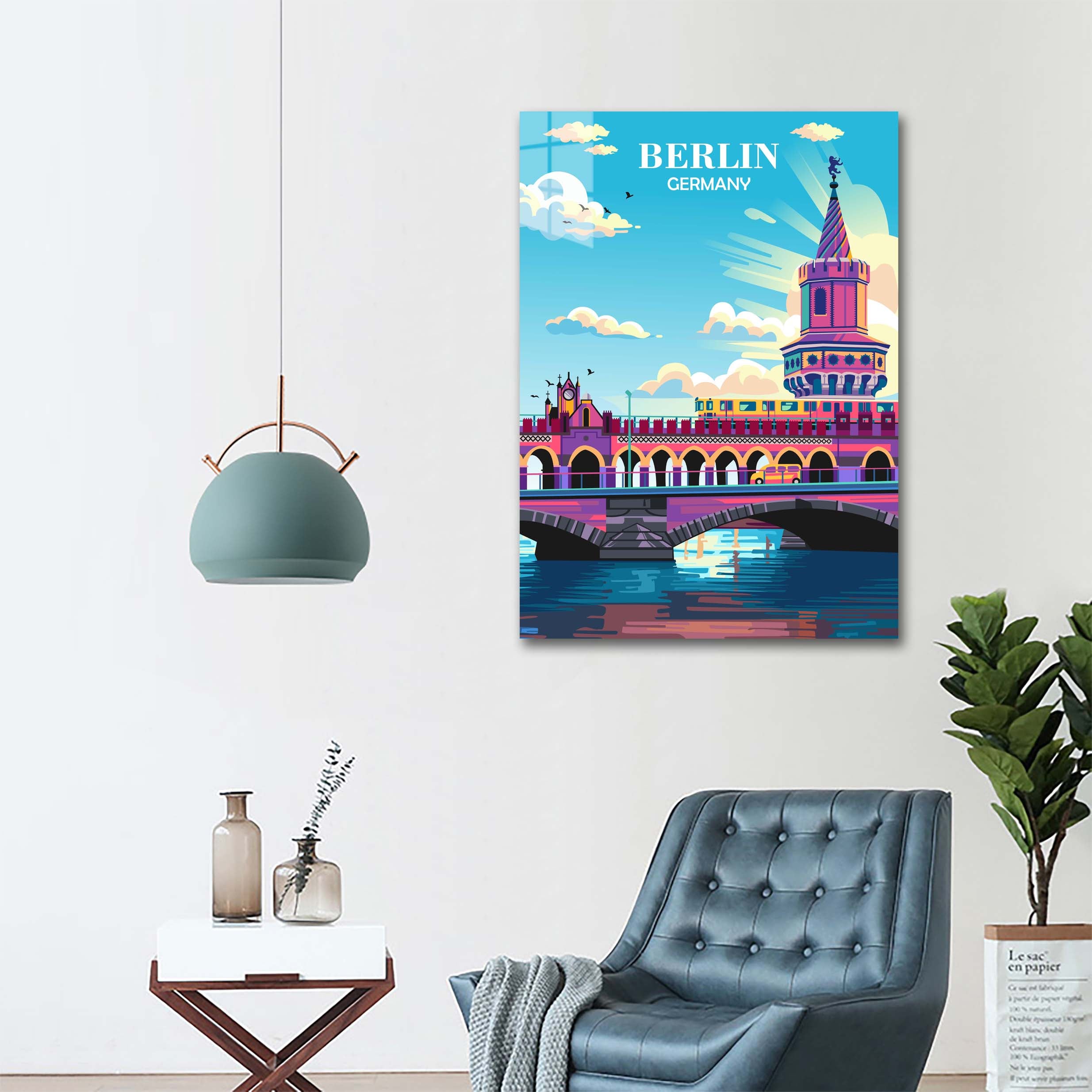 Travel Poster Berlin Germany