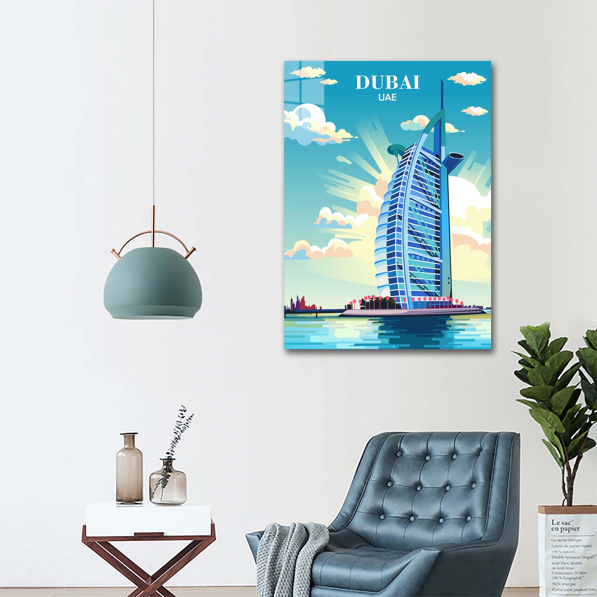 Travel Poster Dubai UAE