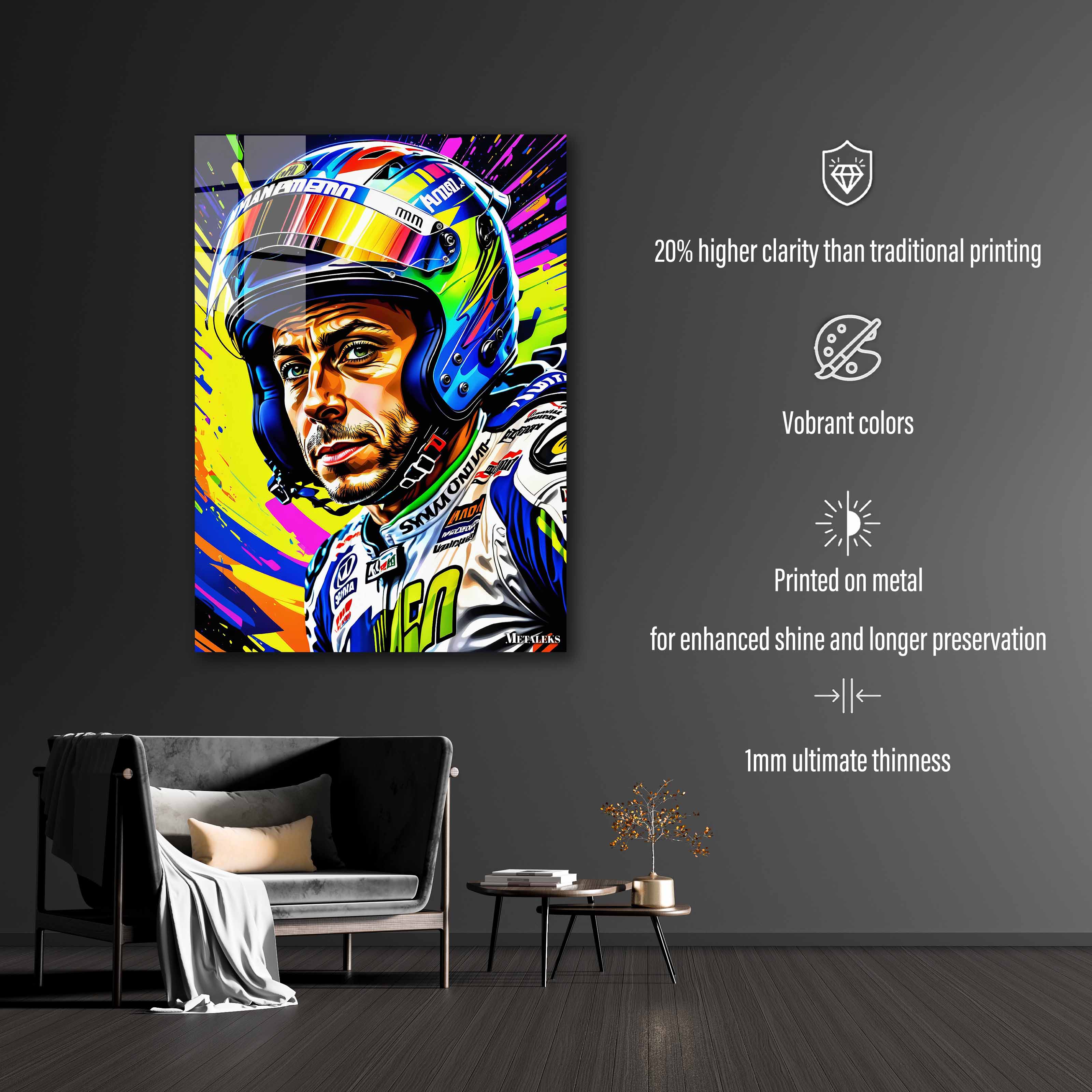 Valentino Rossi Pop Art-designed by @Owl design