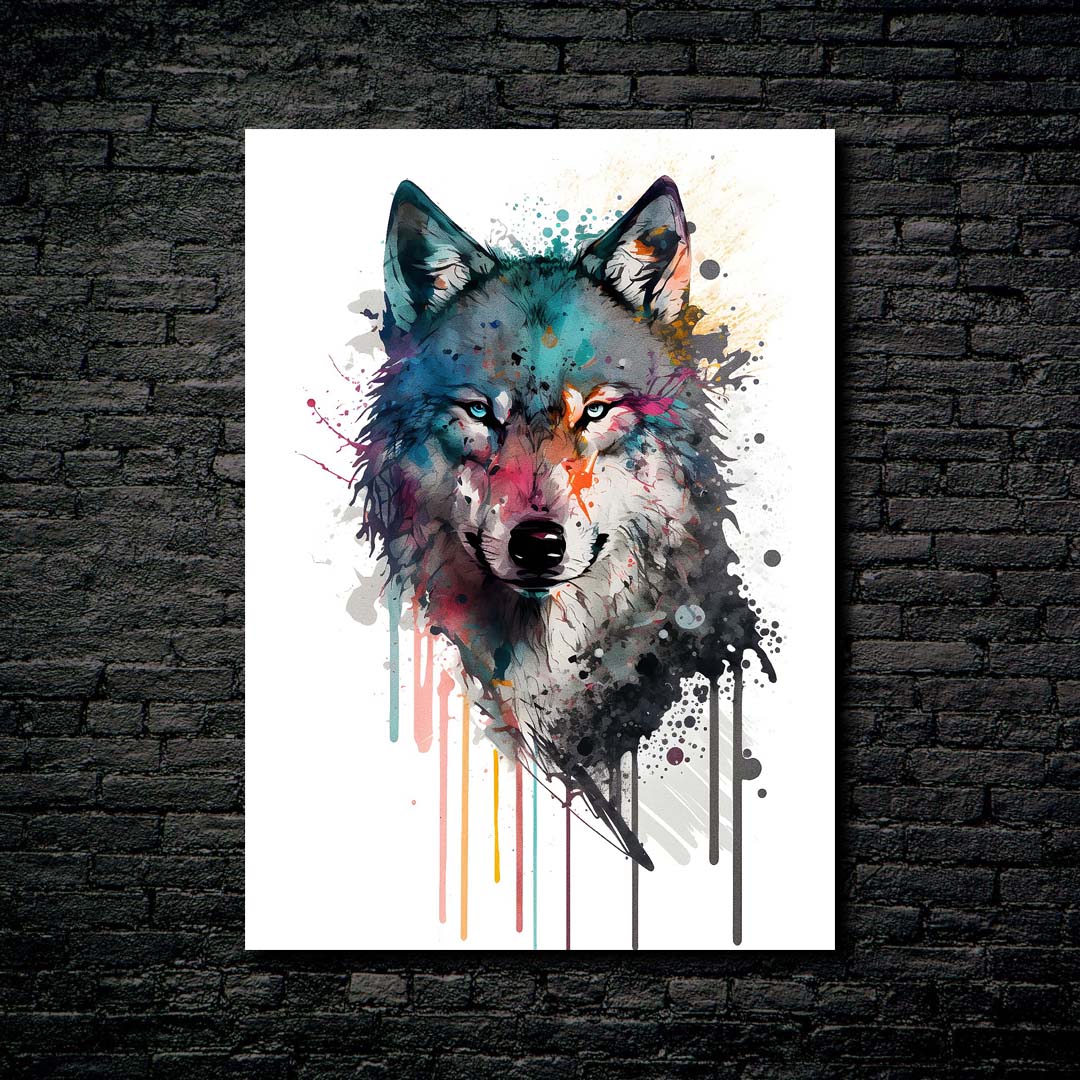 Wolf Painting