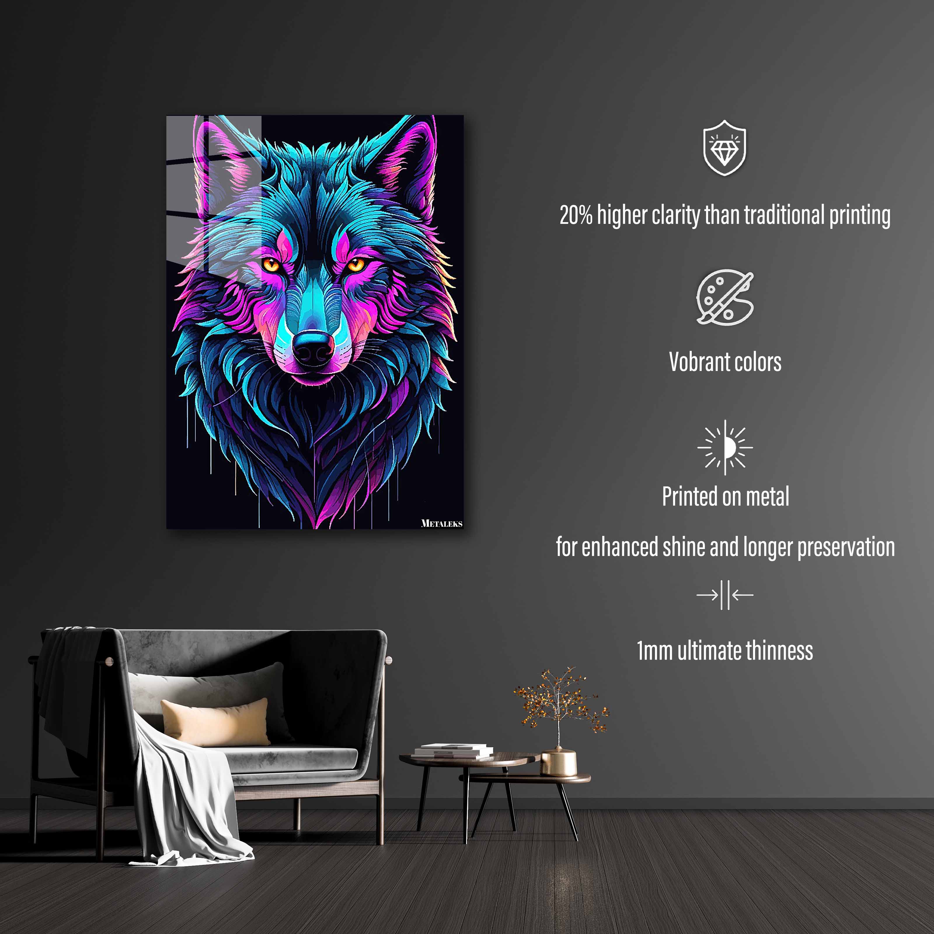 Wolf neon