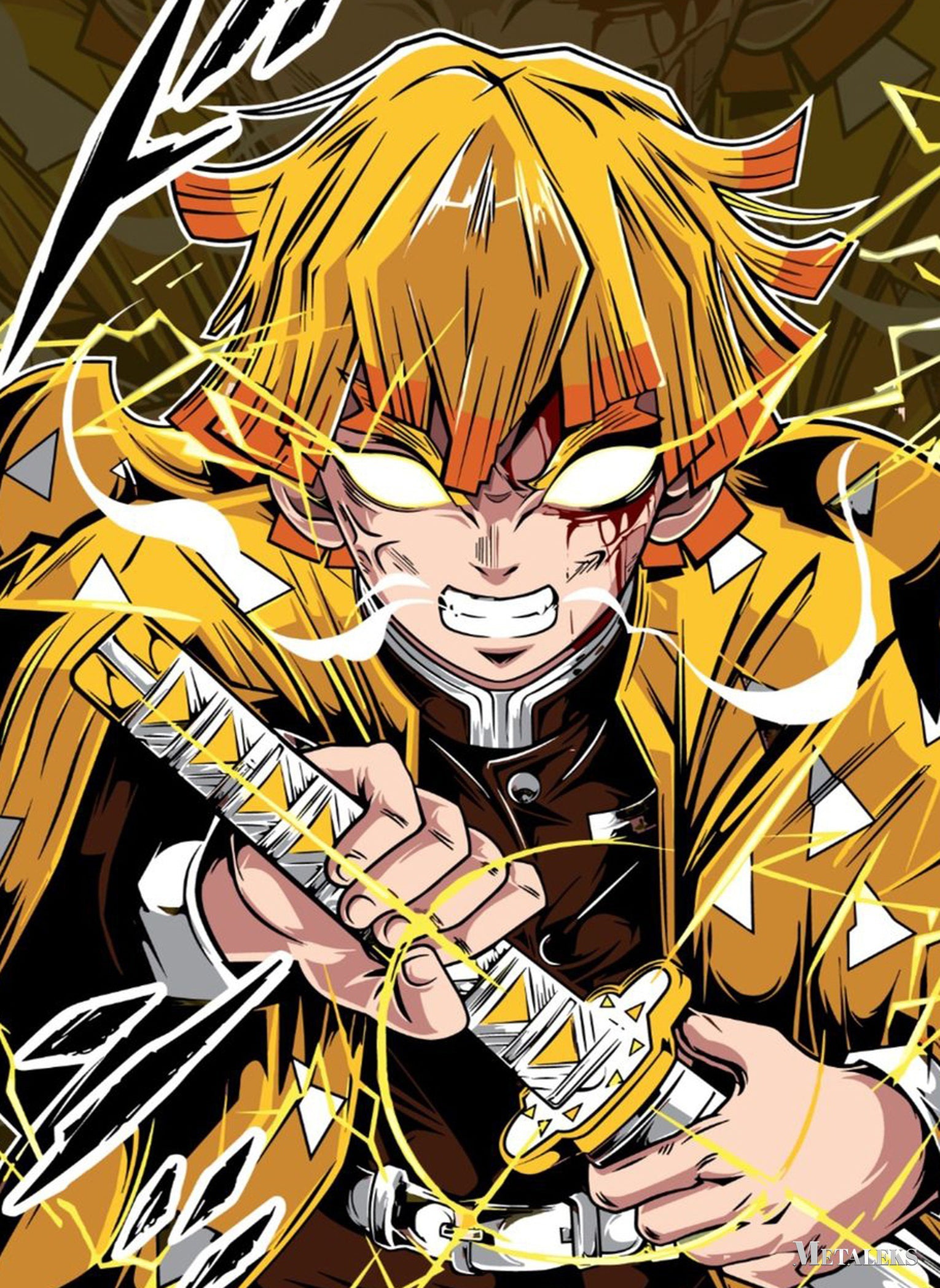 Zenitsu Agatsuma Demon Slayer  D091025