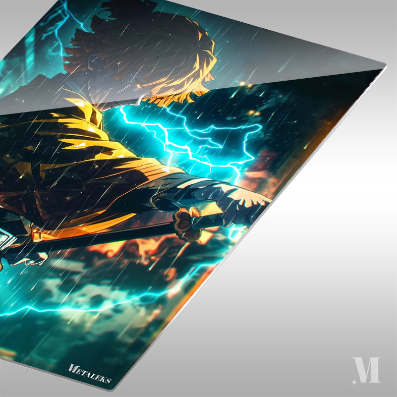 Zenitsu Cinematic Rain Wallpaper