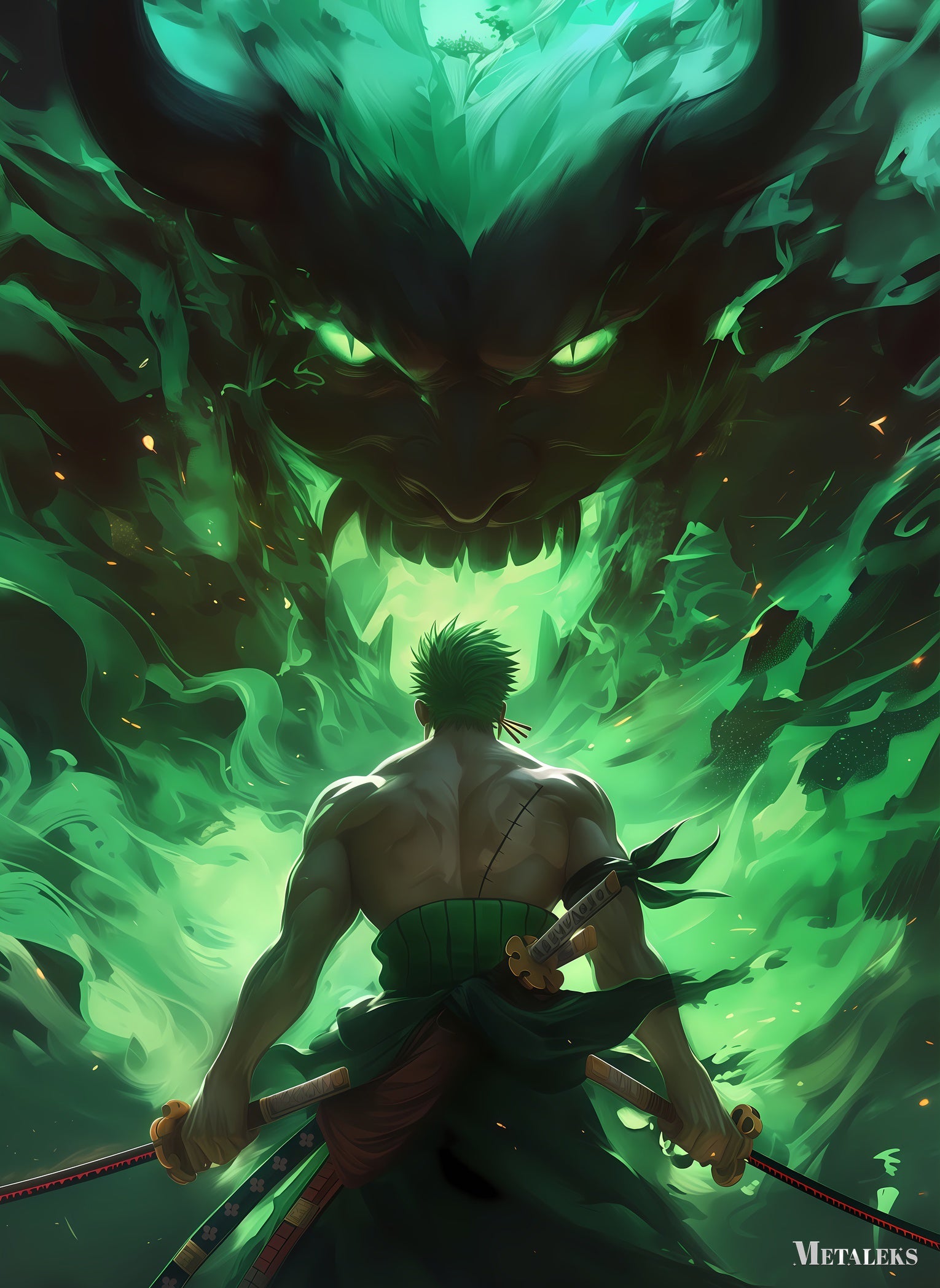 Zoro X Demon  One Piece