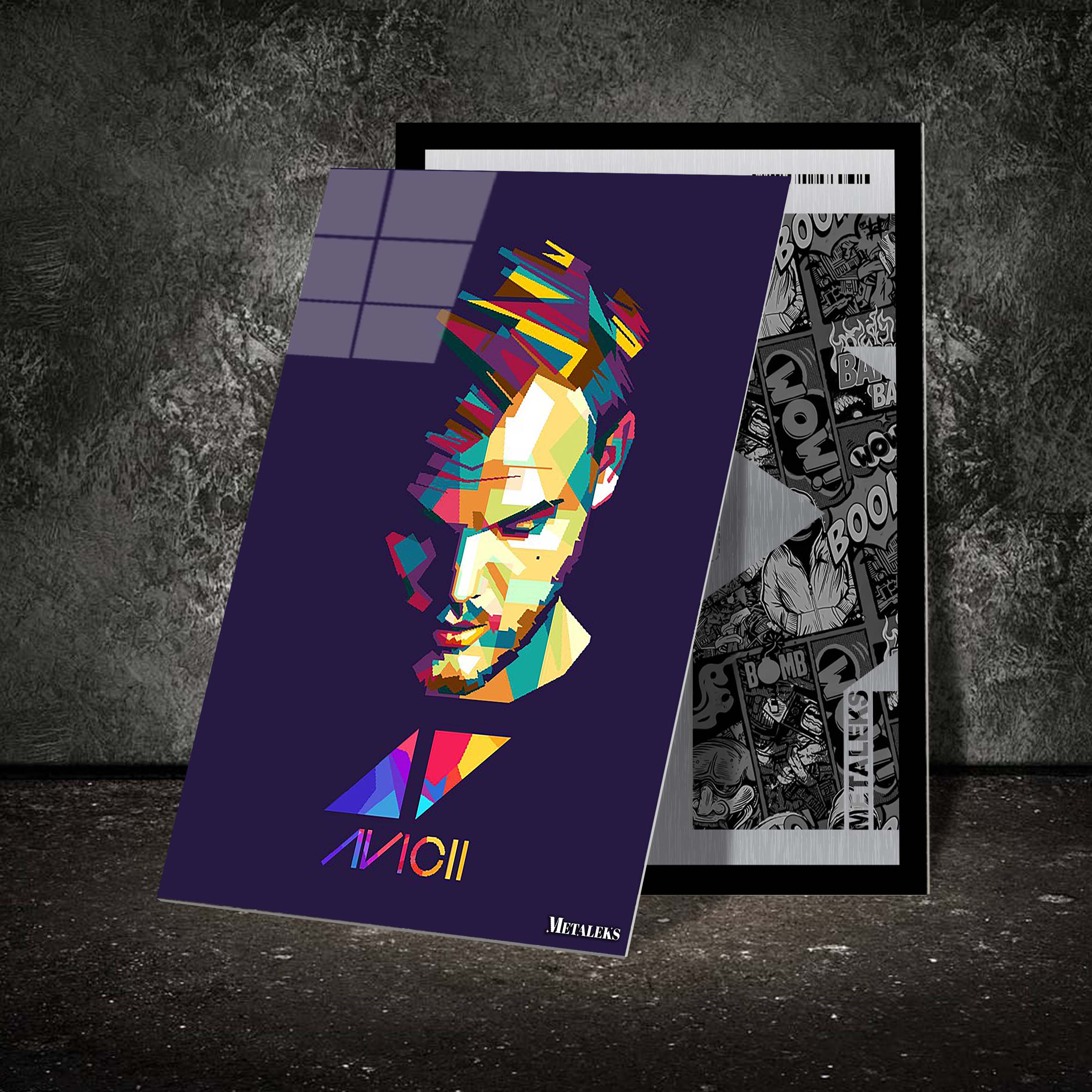 avicii pop art style WPAP