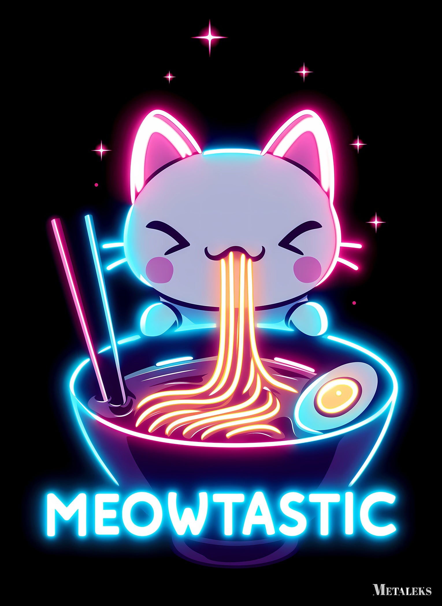 cat neon light  CS082925