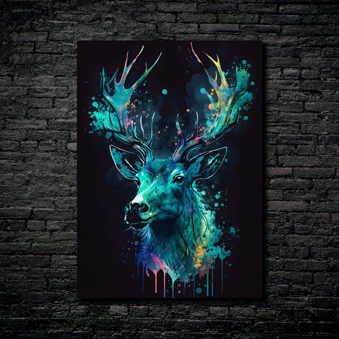 deer neon Paint 2