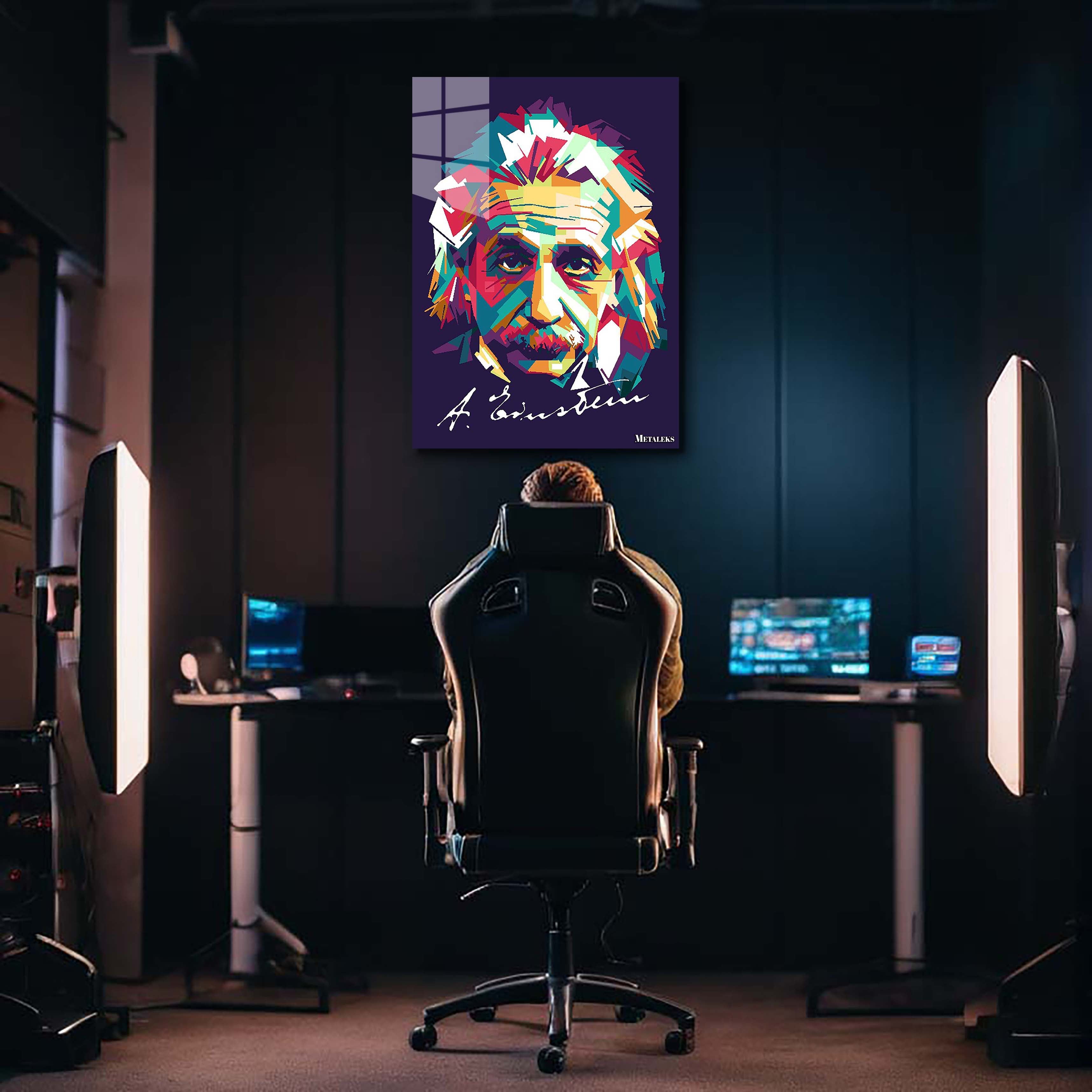 einstein pop art WPAP