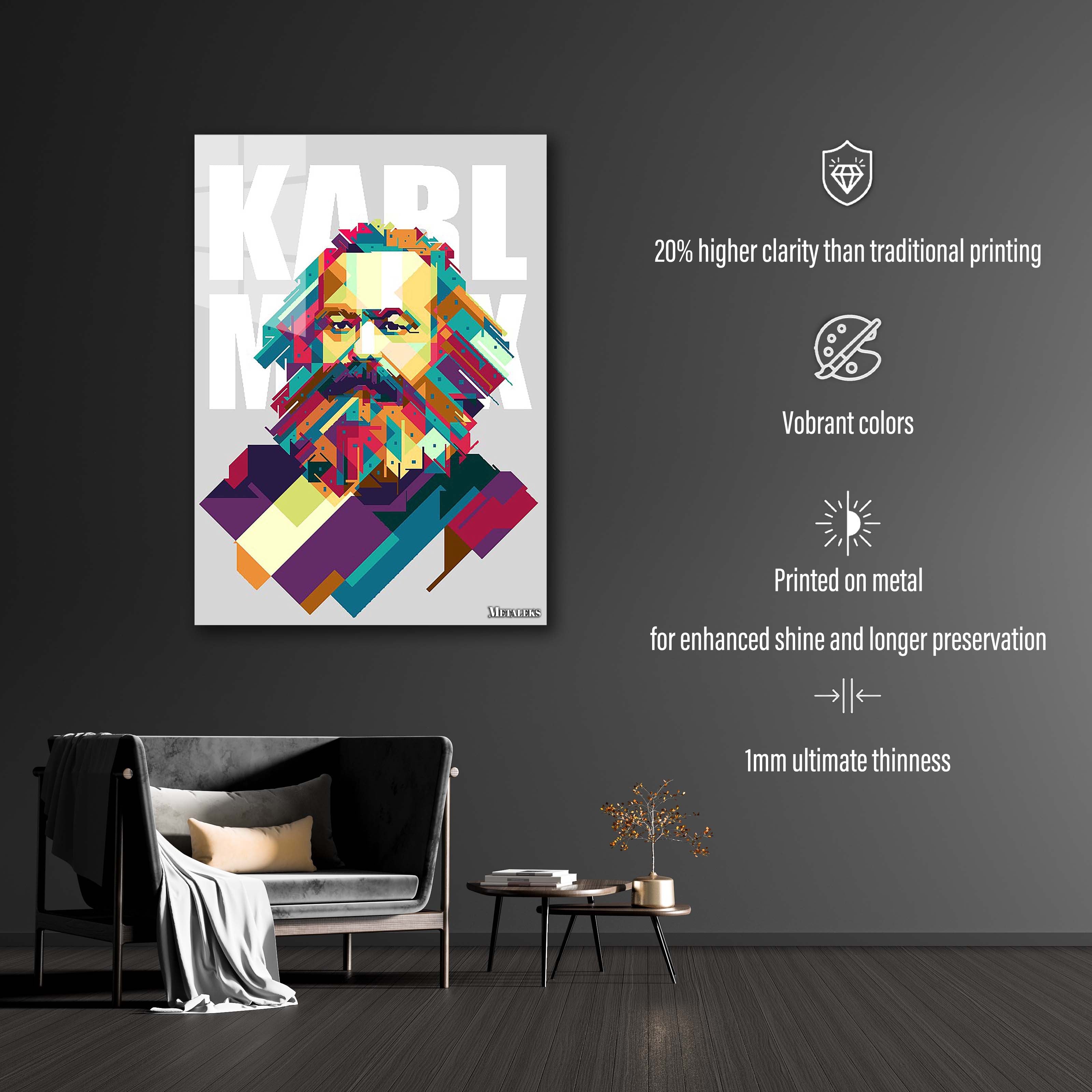 karl marx POP ART STYLE