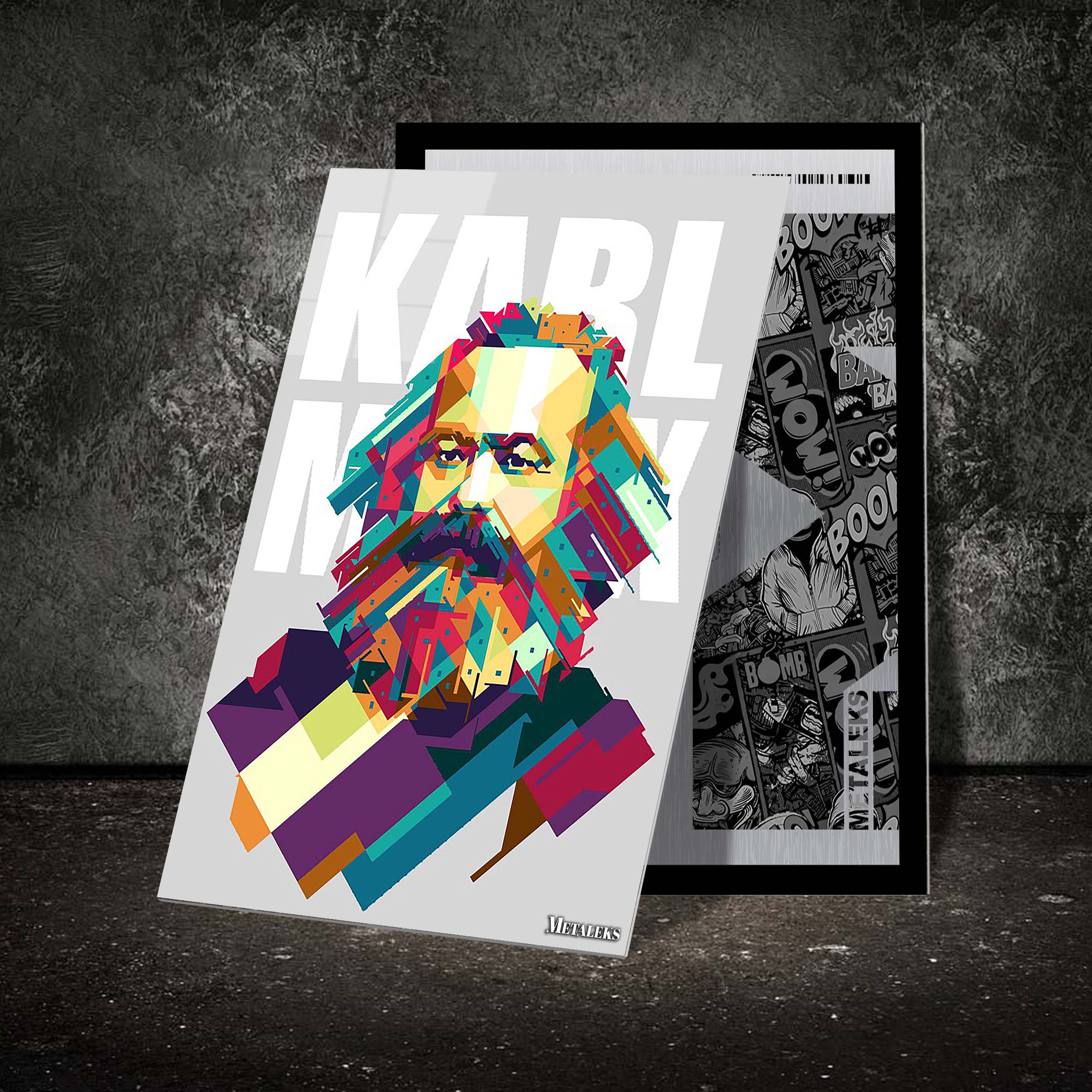 karl marx POP ART STYLE