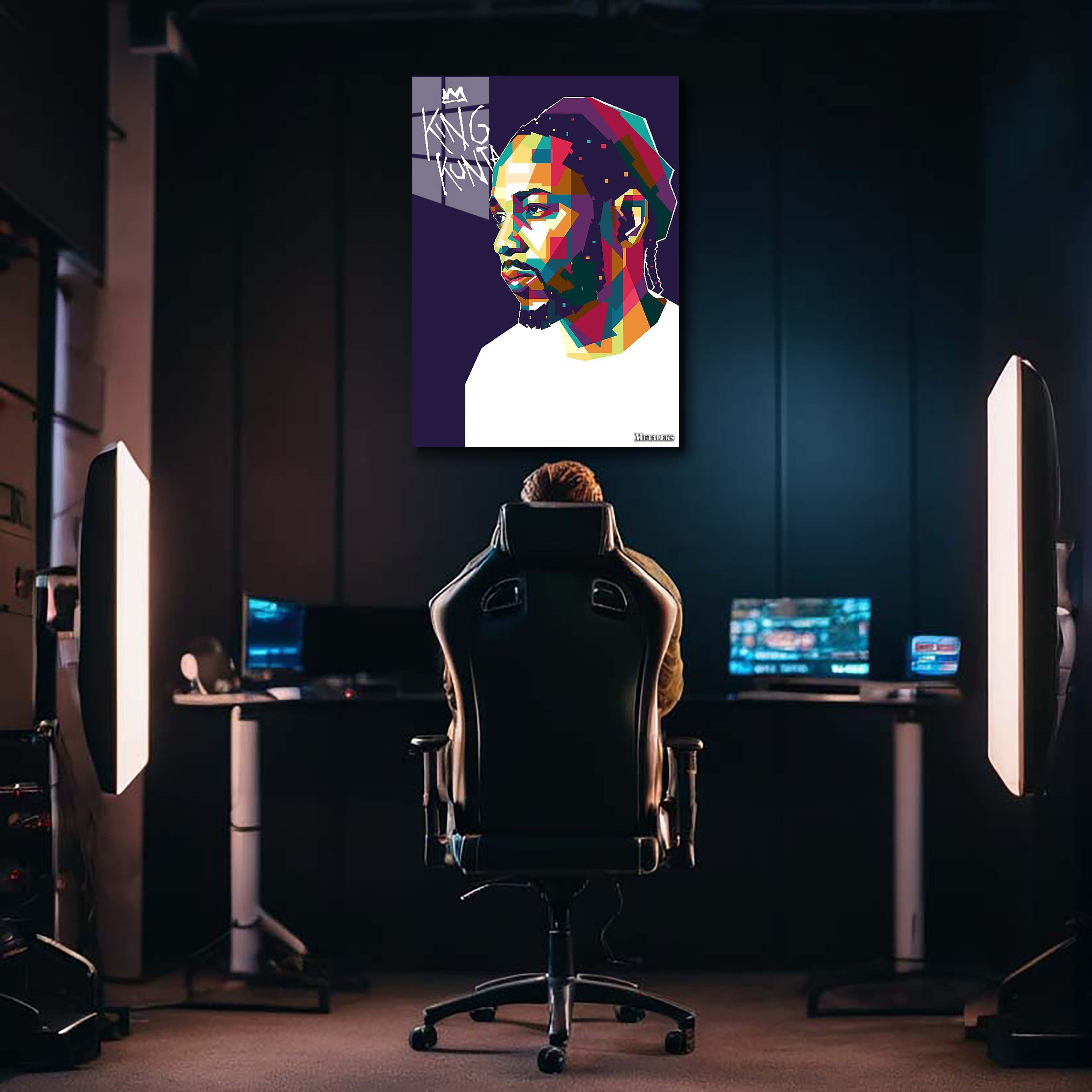 kendrick lamar pop art WPAP