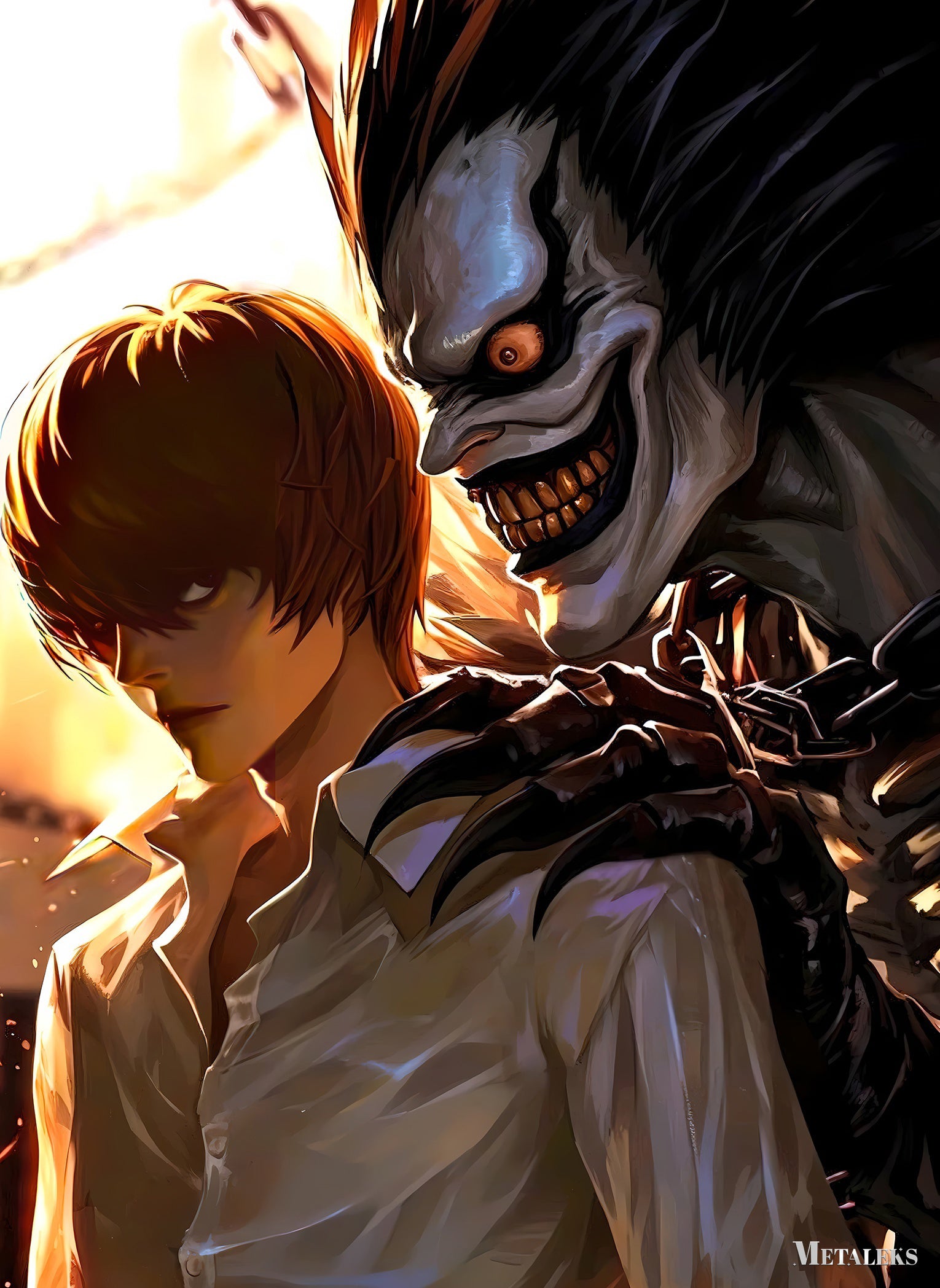 light and ryuk death note