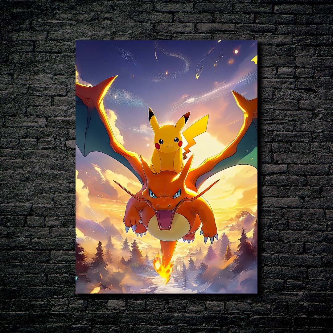 pichachu y charizard Pokemon 2