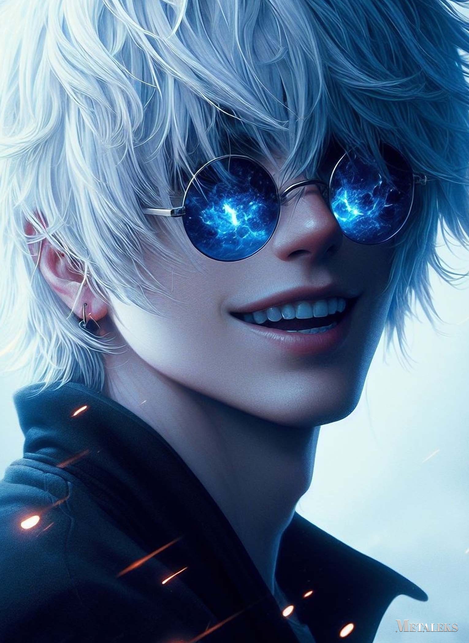 satoru gojo smiling