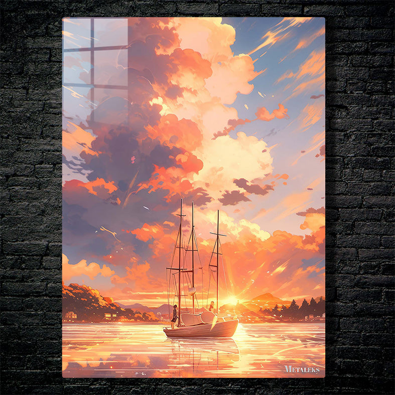setting sun