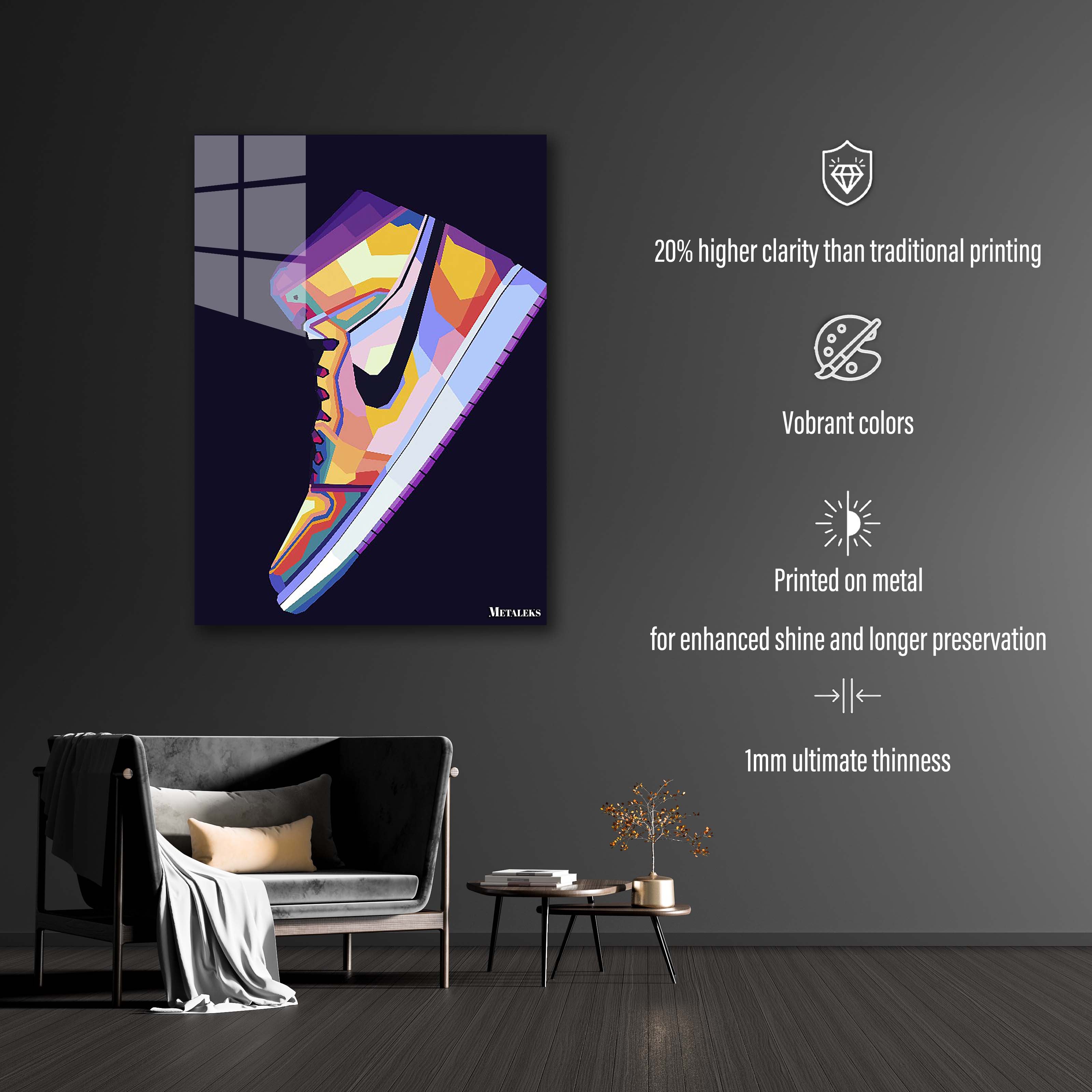 sneaker in pop art wpap