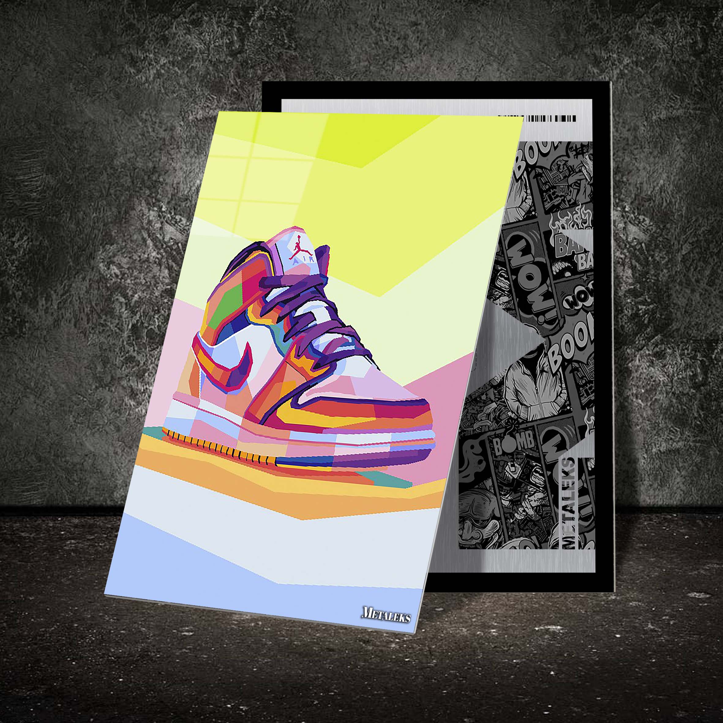 sneakers wpap pop style