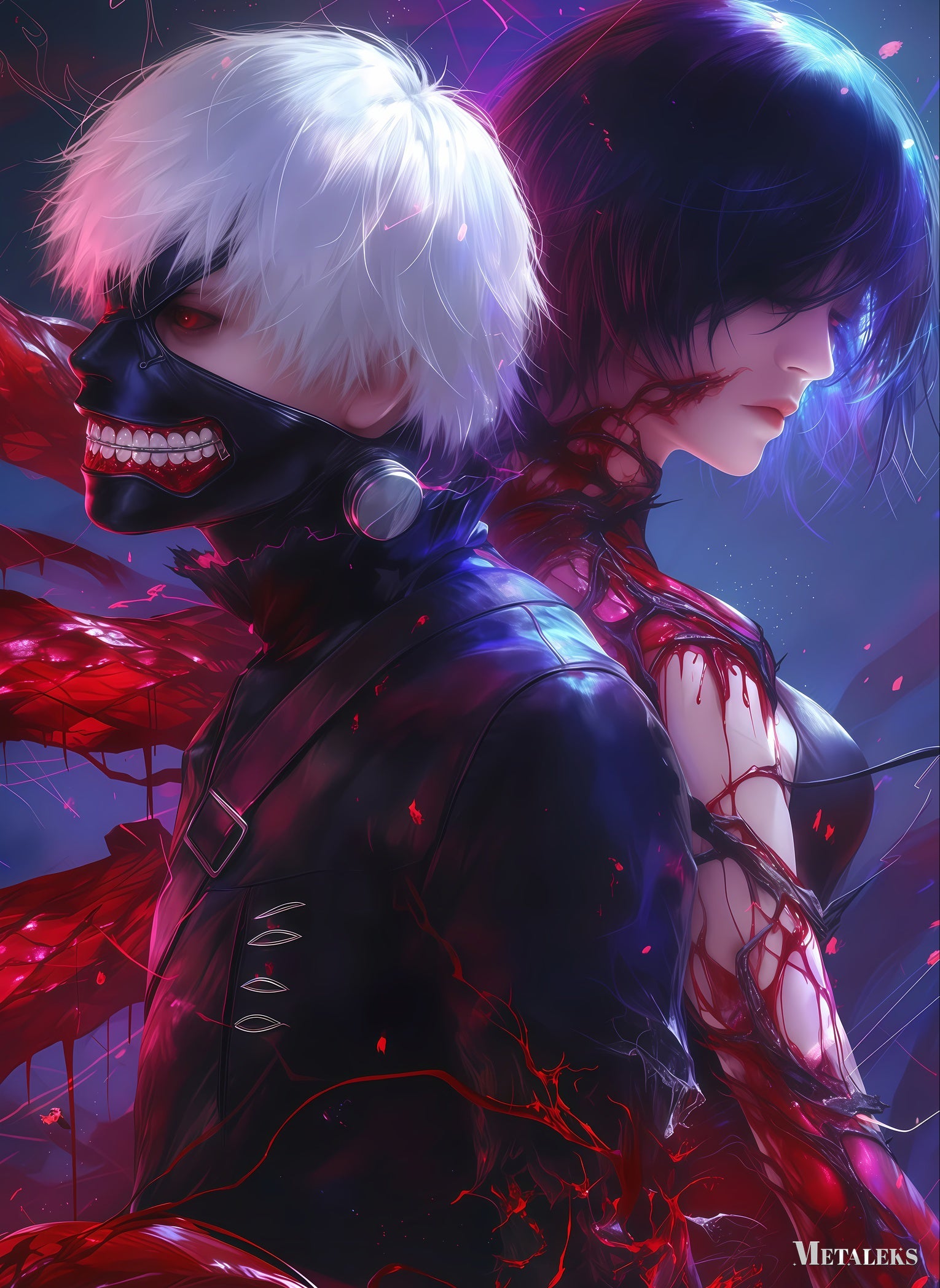 touka X Kaneki.TokyoGhoul