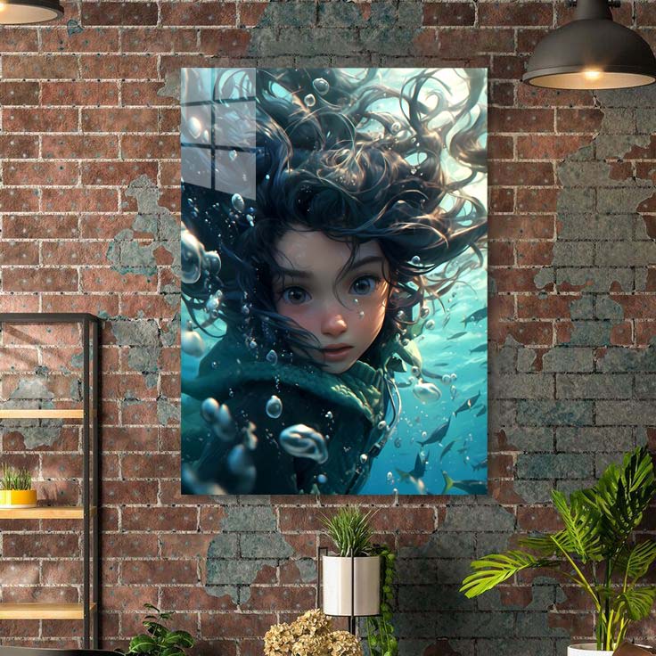 underwater girl