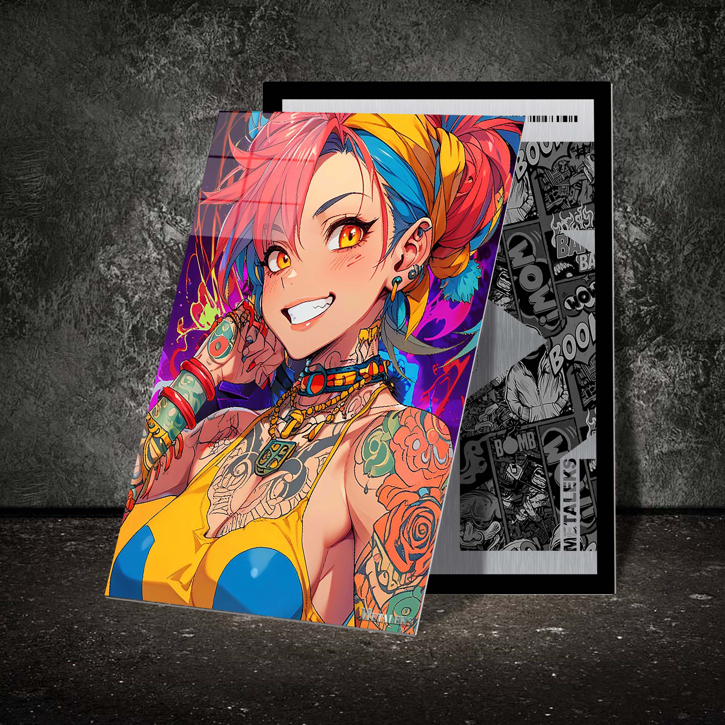 women anime tatto