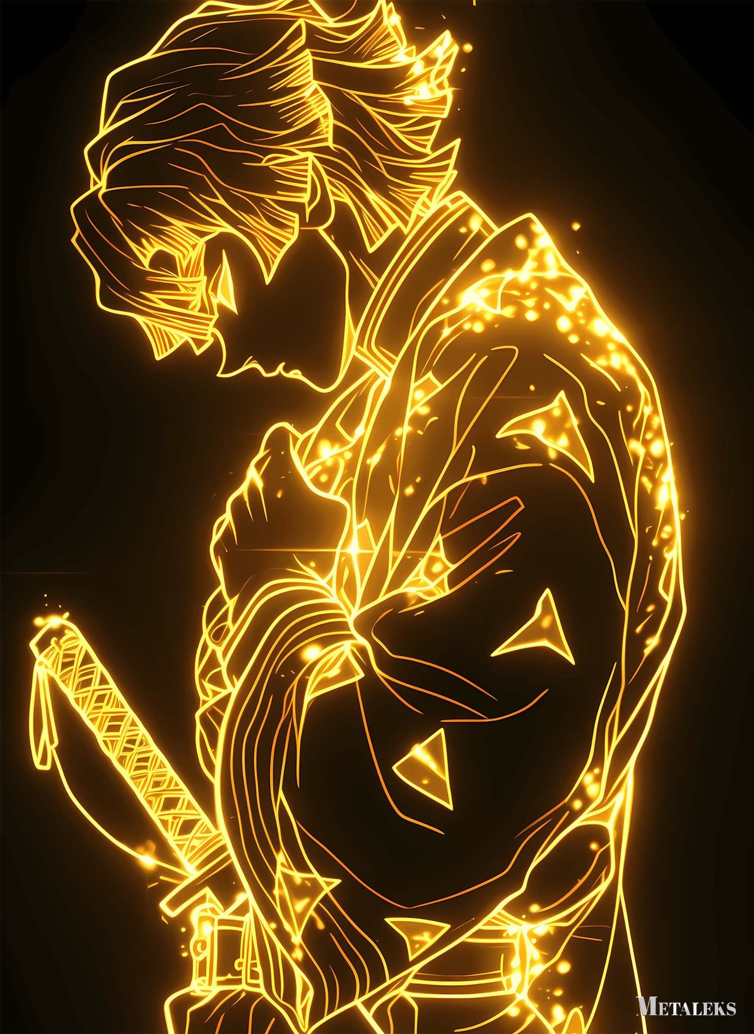 zenitsu neon art
