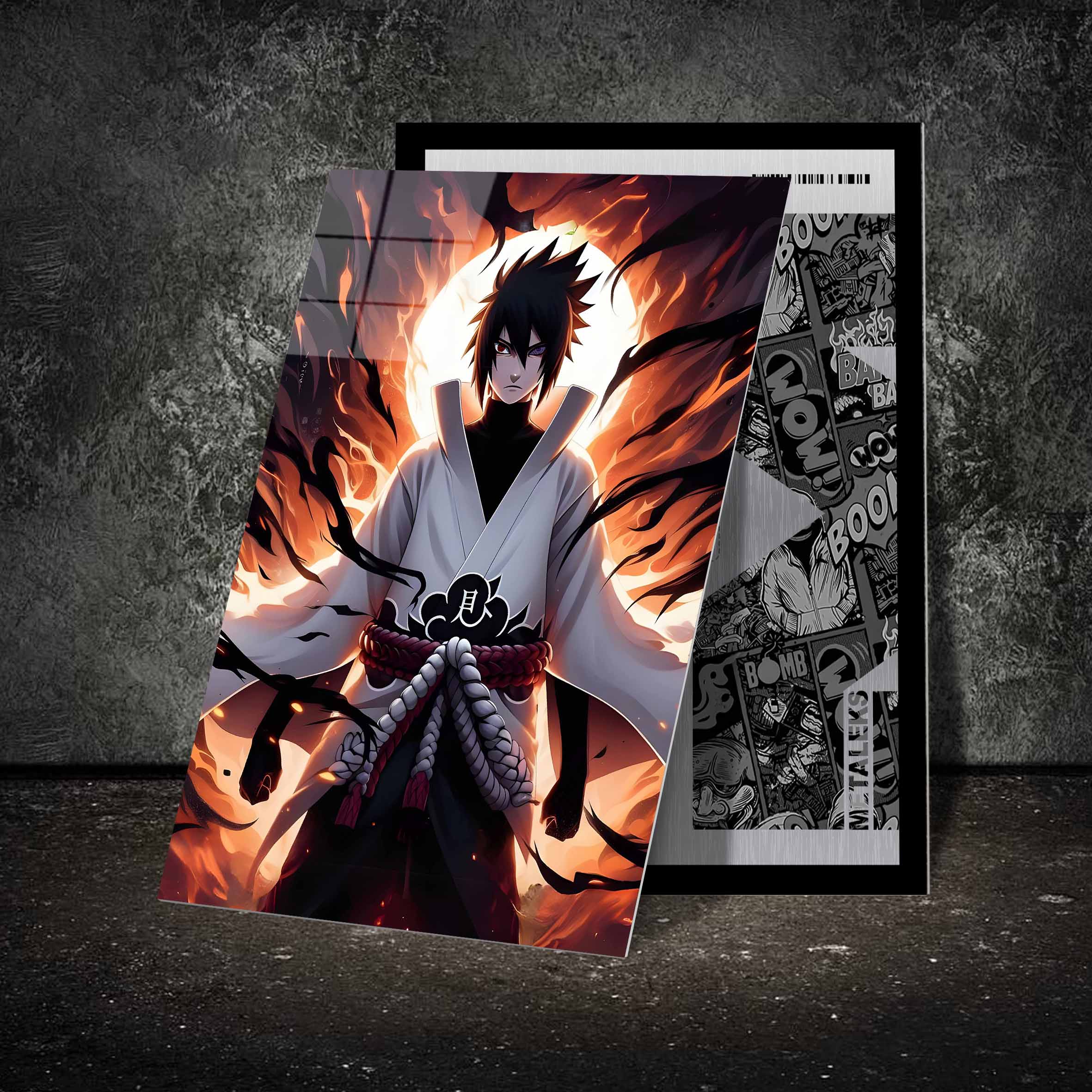 Black Fire Sasuke Uciha