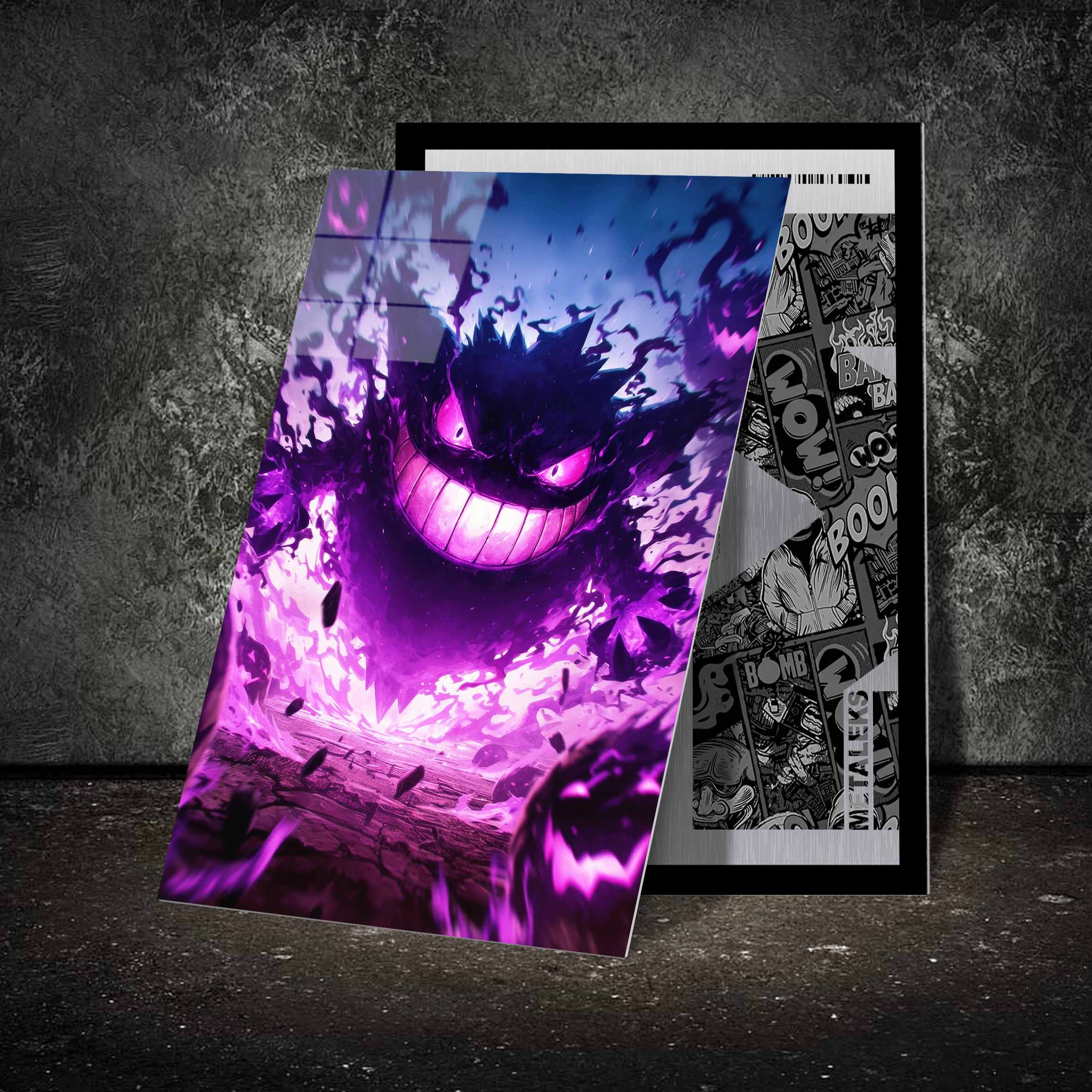 Gengar wallpaper by @visinaire.ai