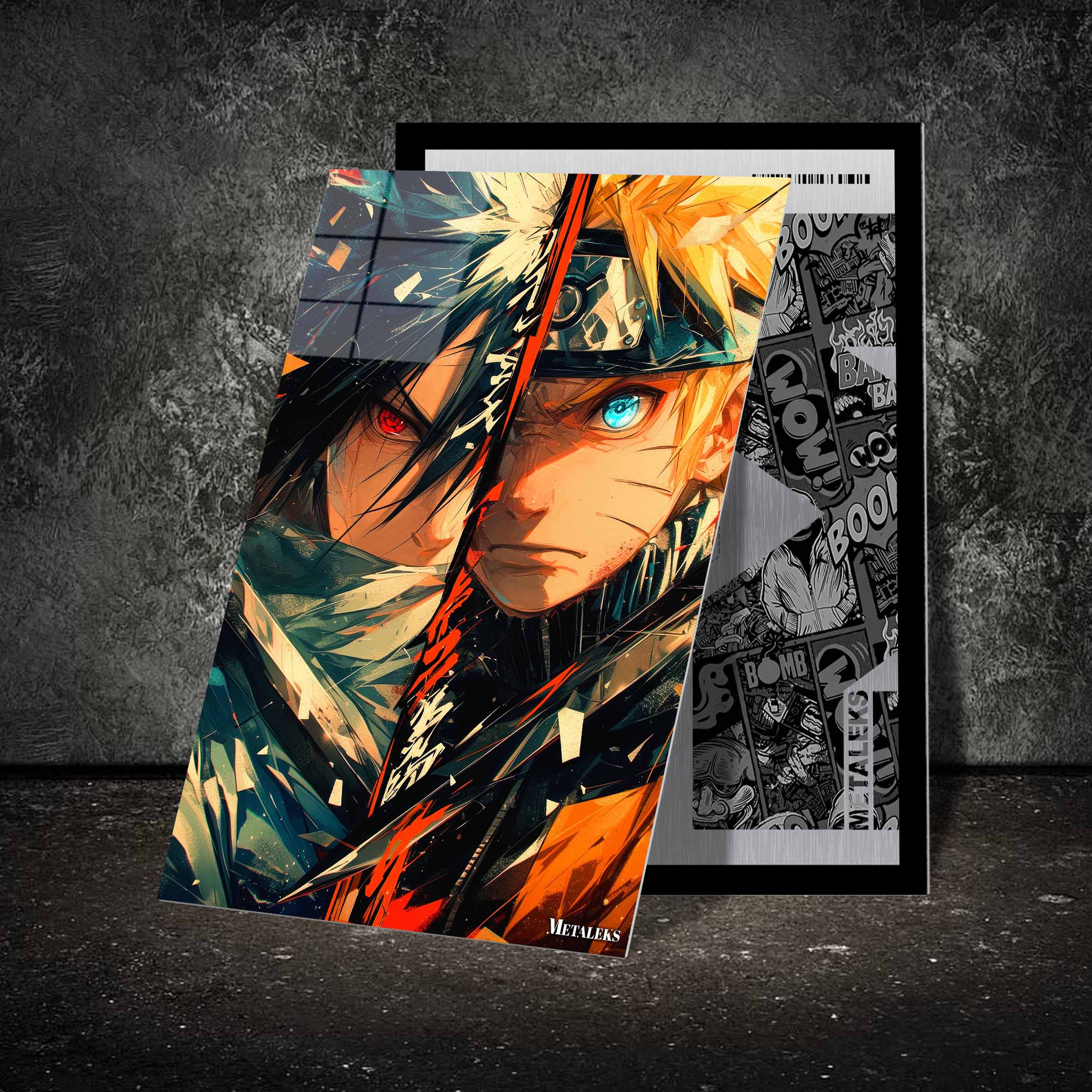 Naruto vs Sasuke poster art