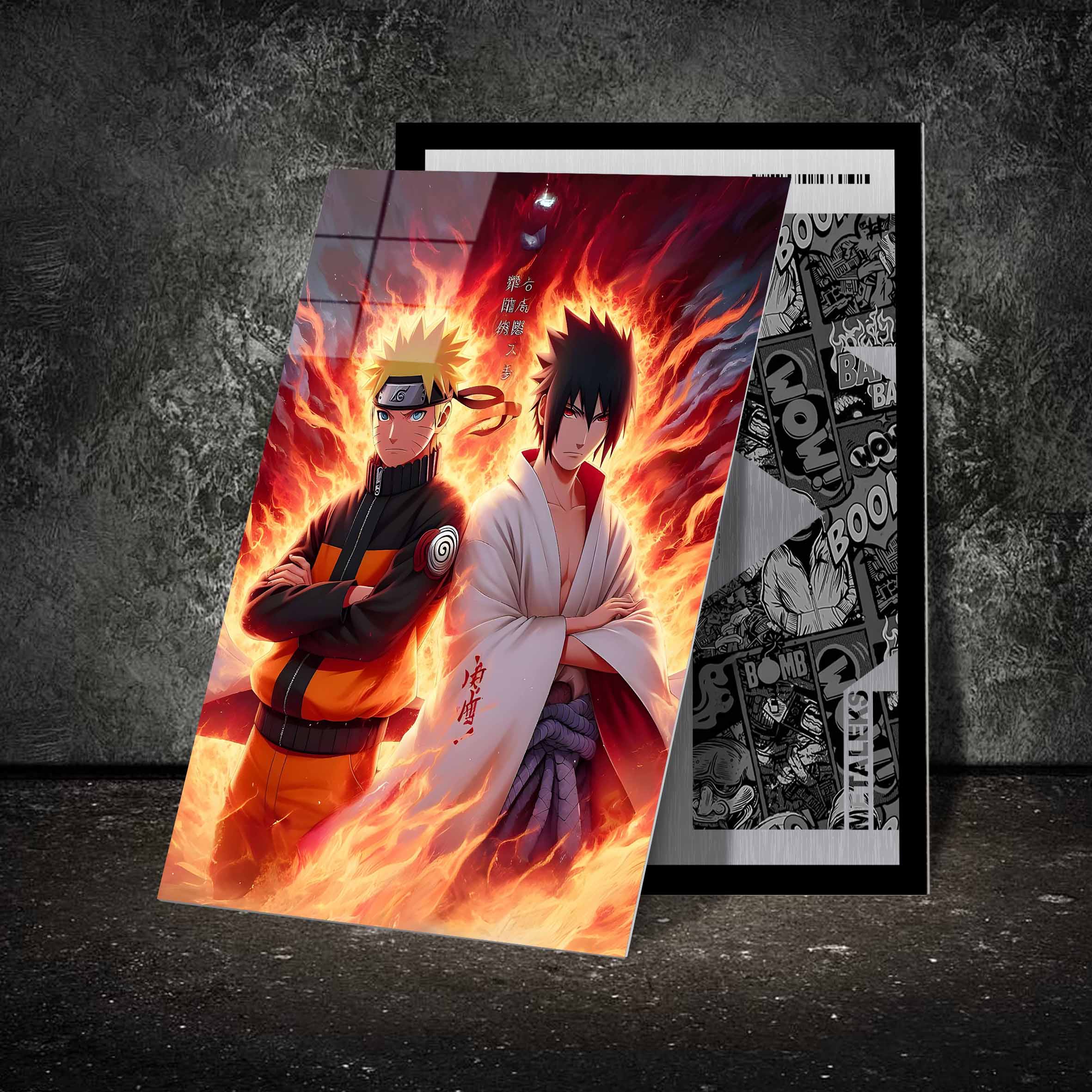 Uzumaki Naruto and Sasuke Uciha